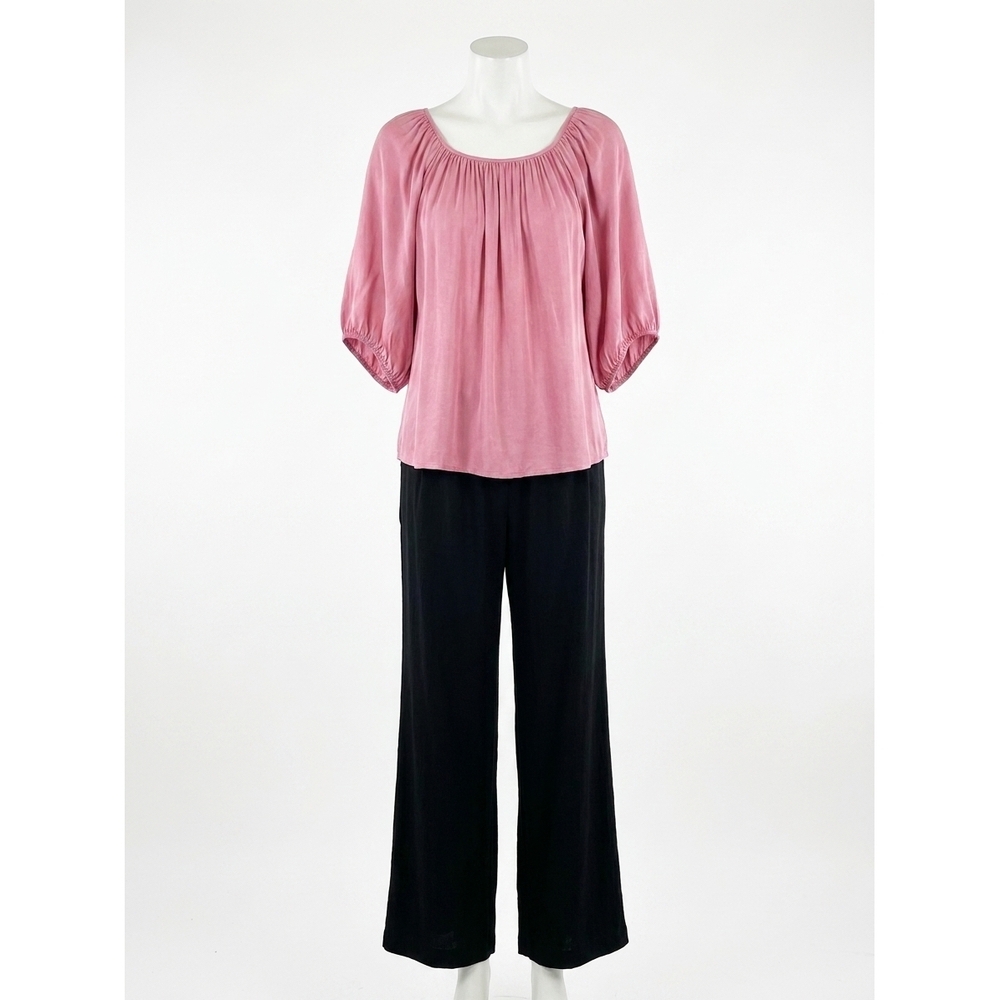 NEW FIFTEEN TWENTY liza peasant blouse in peony